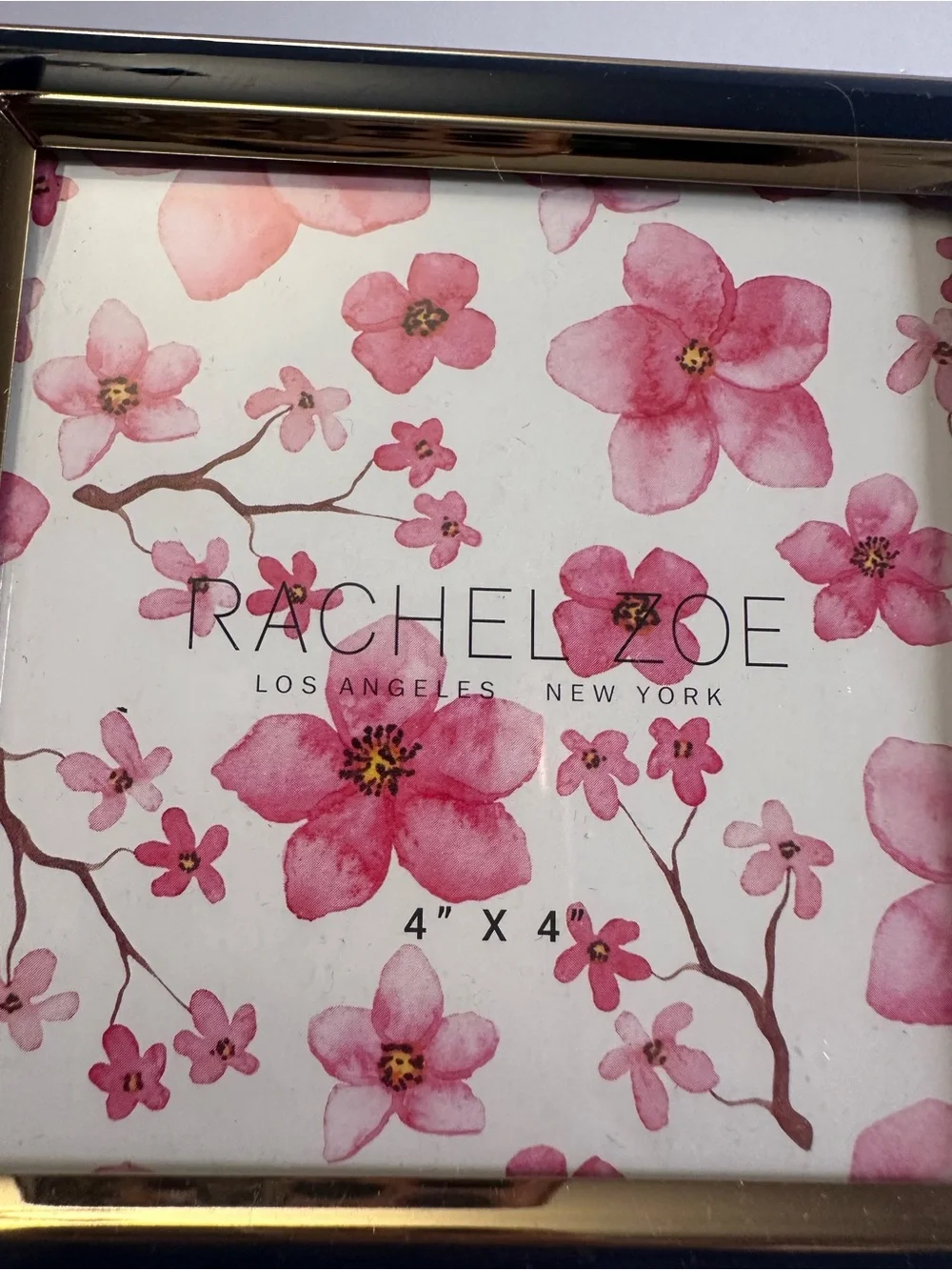 Hollywood glam Rachel Zoe Black & Gold Modern Glam 4×4 Photo Frame